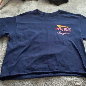 Navy In N Out Tee